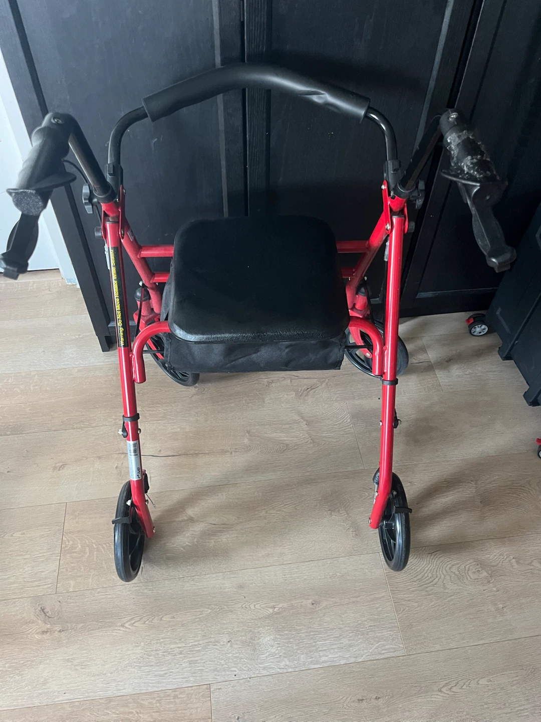 Drive Red Walker with Seat and Bag -Like New - photo 5