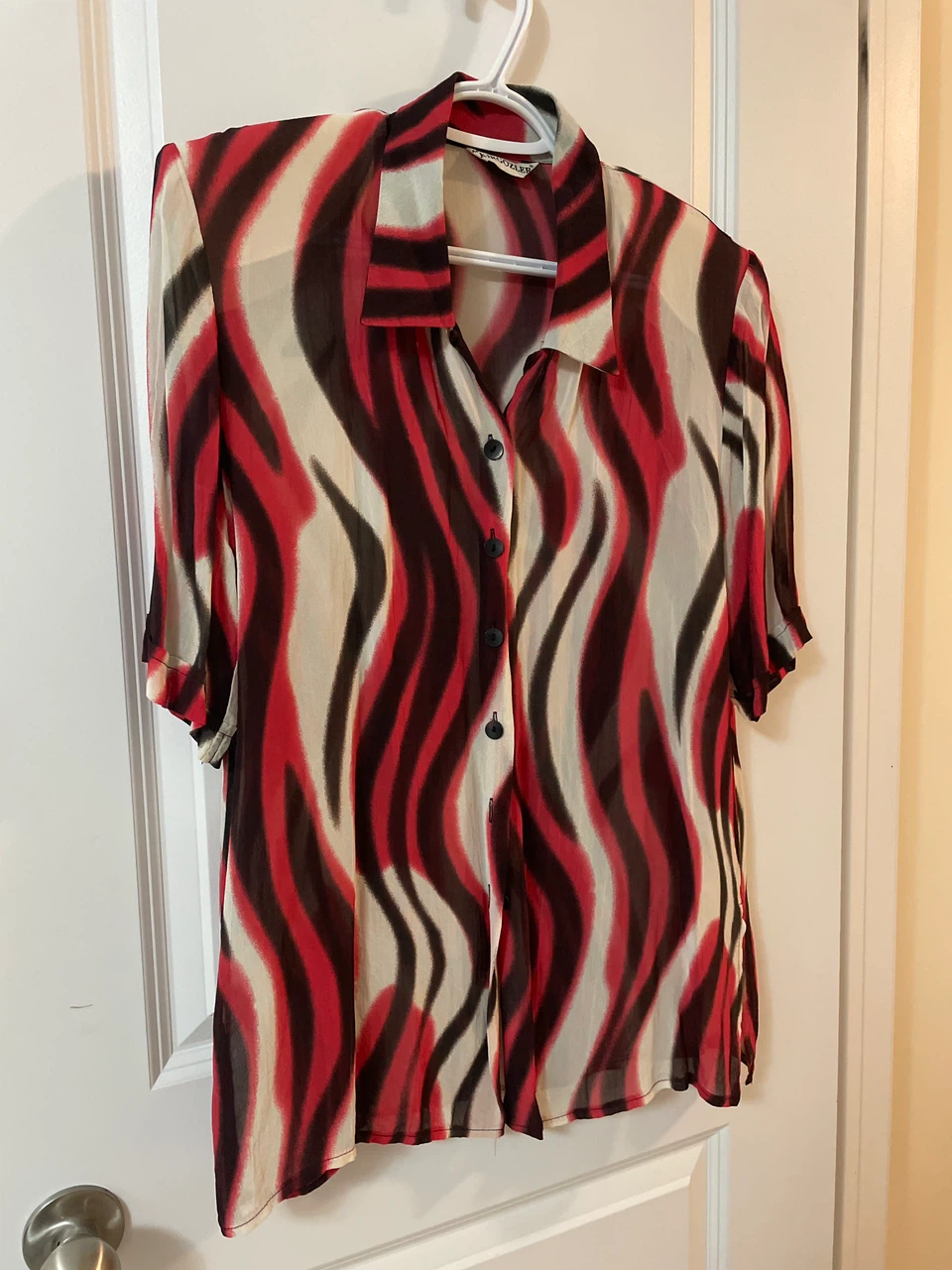 Like new Women's Sheer Button-Up Shirt