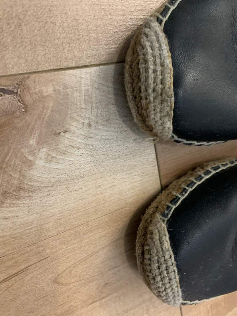 Michael Kors Black Leather Espadrille Flats - photo 3