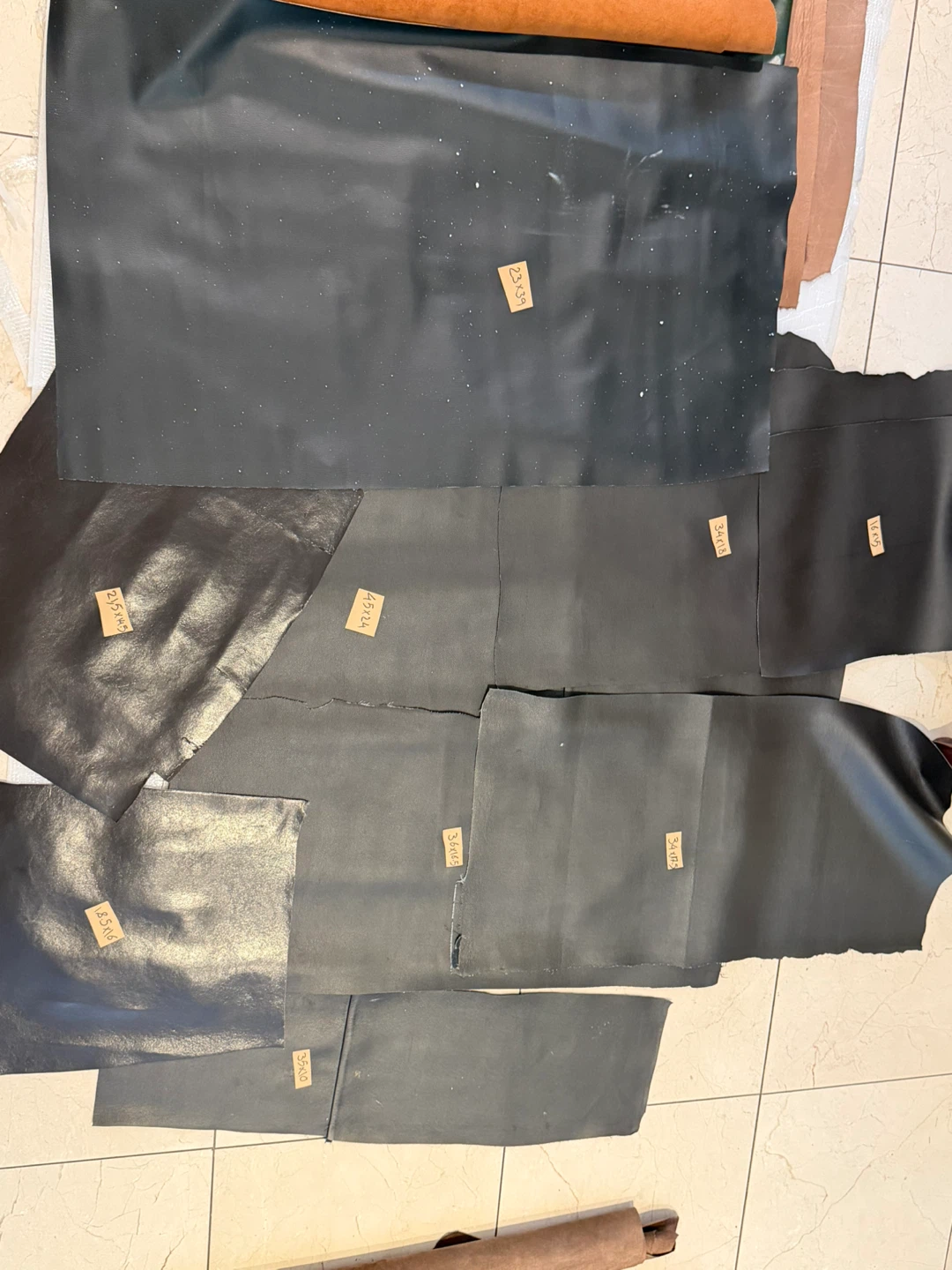 Assorted Leather Scraps