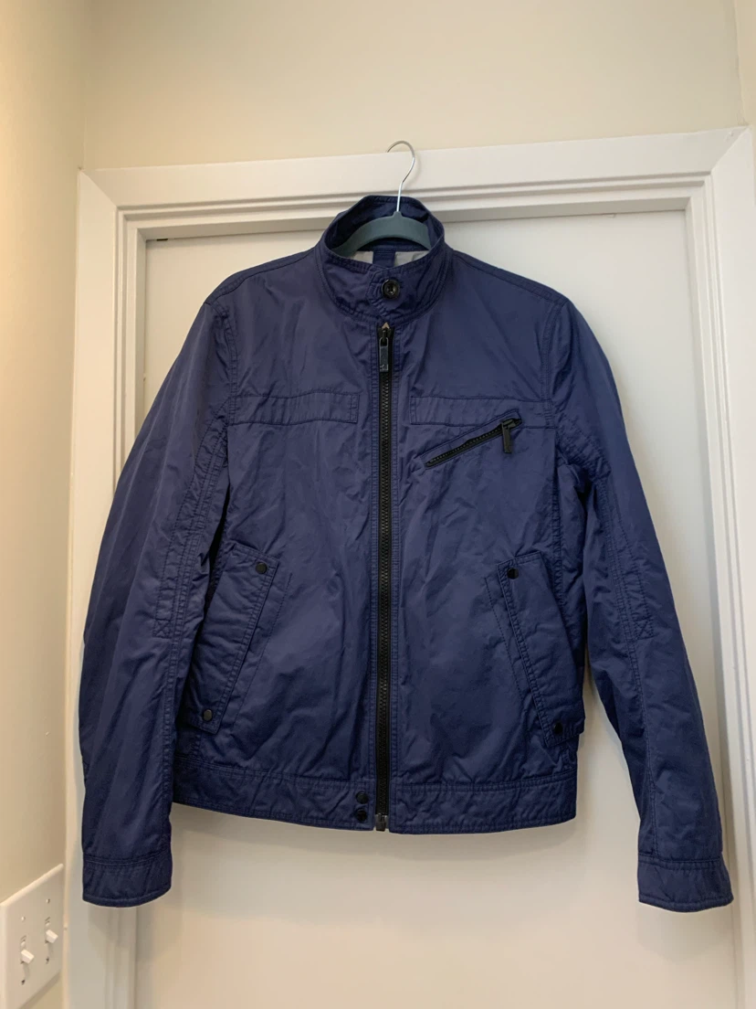 BOSS Orange Men's Navy Blue Jacket