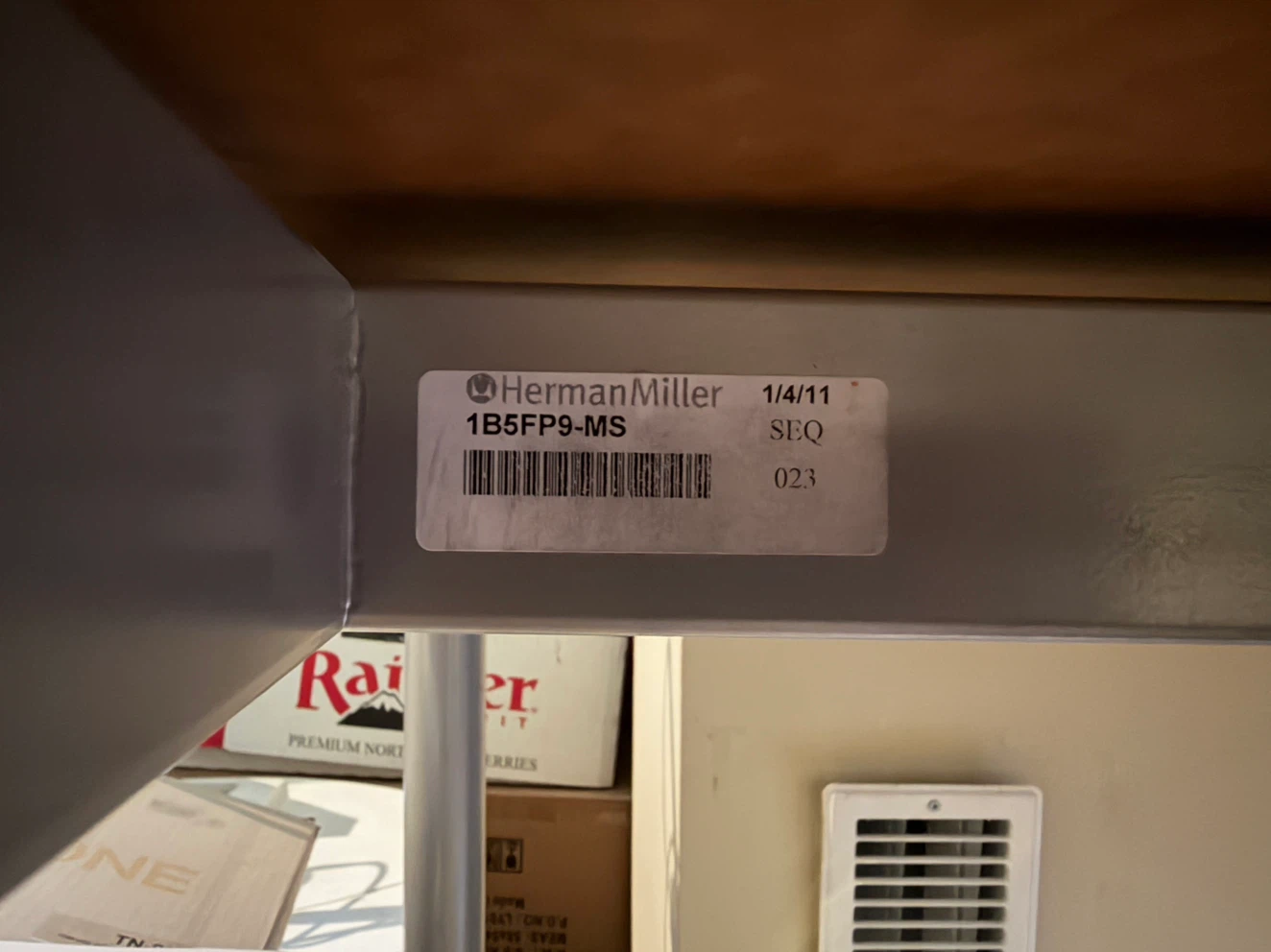 Herman Miller White Desk - photo 4