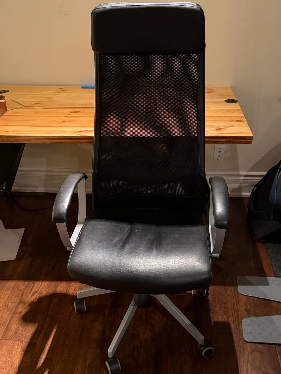 Ikea Black Mesh Back Office Chair
