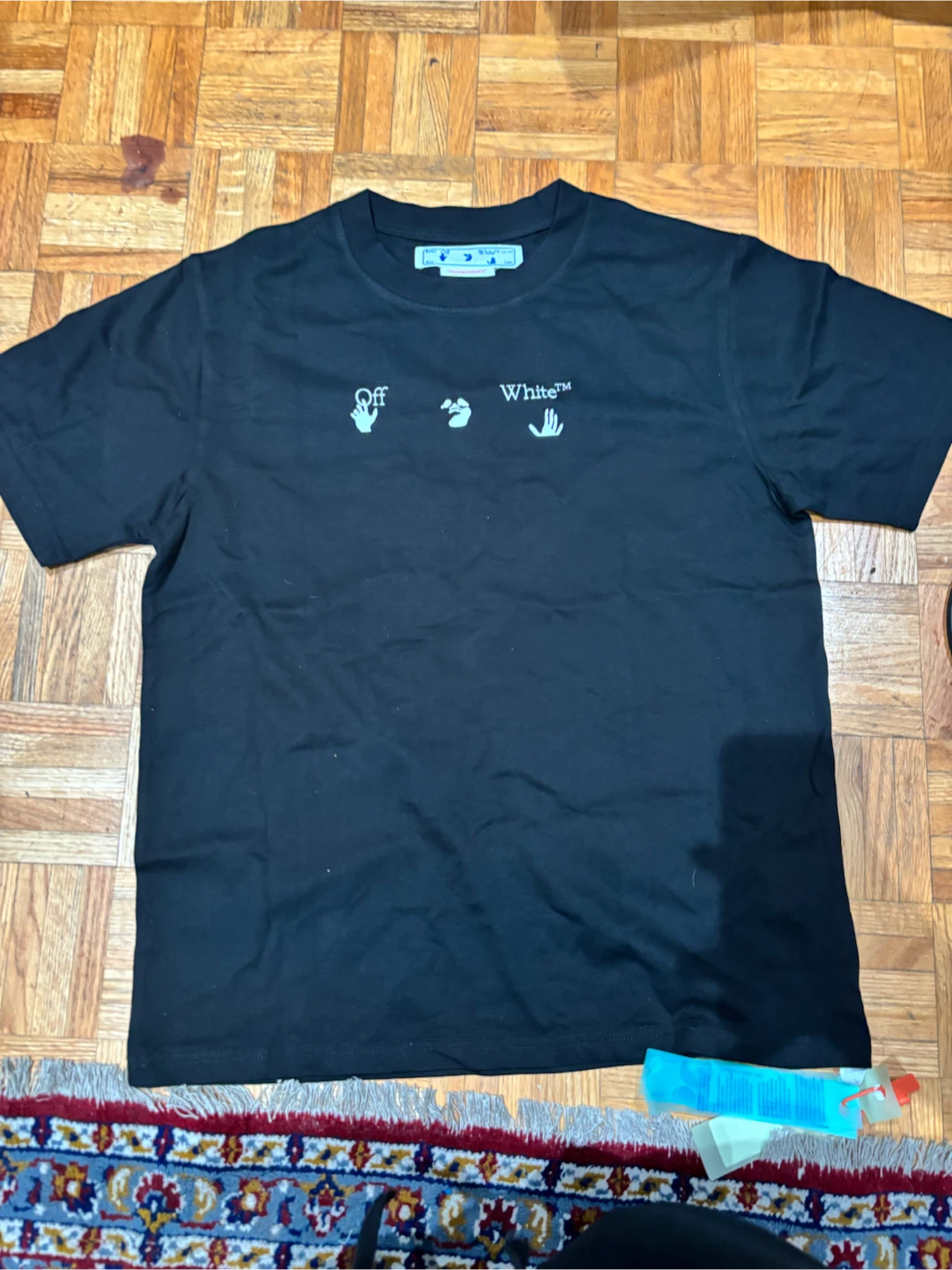 Off-White Black Dripping Arrows T-Shirt - photo 3
