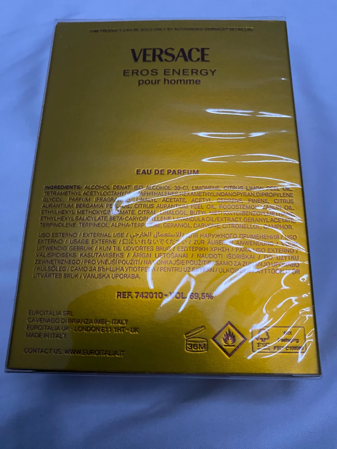 Versace Eros Energy Pour Homme Eau de Parfum 100 ml - photo 3