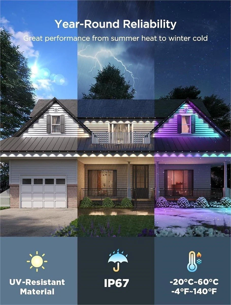 Govee Permanent Outdoor Lights 2 - 100 FT - photo 4