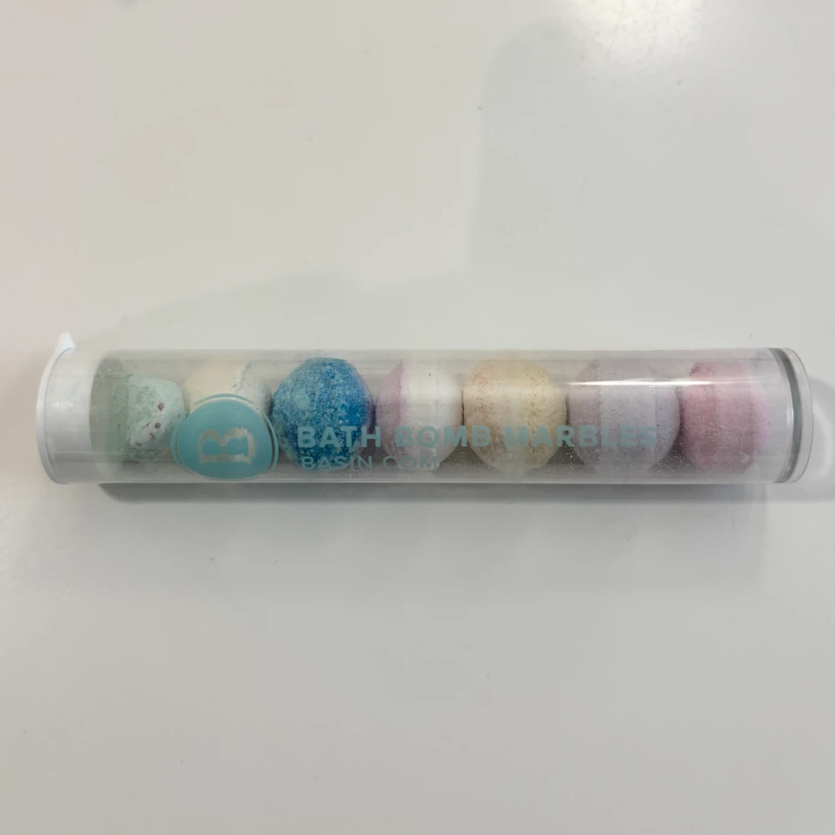 NEW Basin Bath Bomb Marbles Tube
