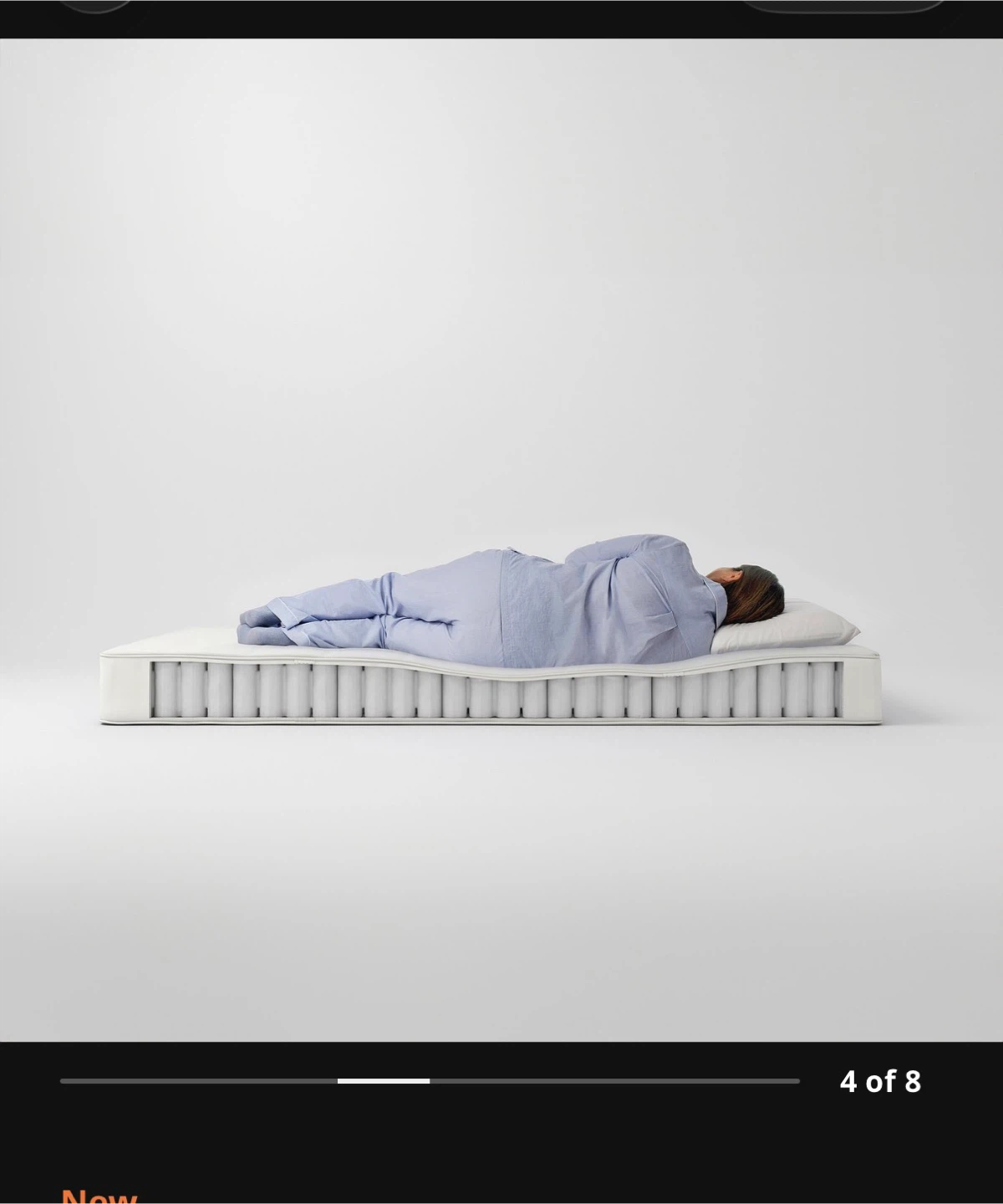 Green bed frame + mattress - photo 4