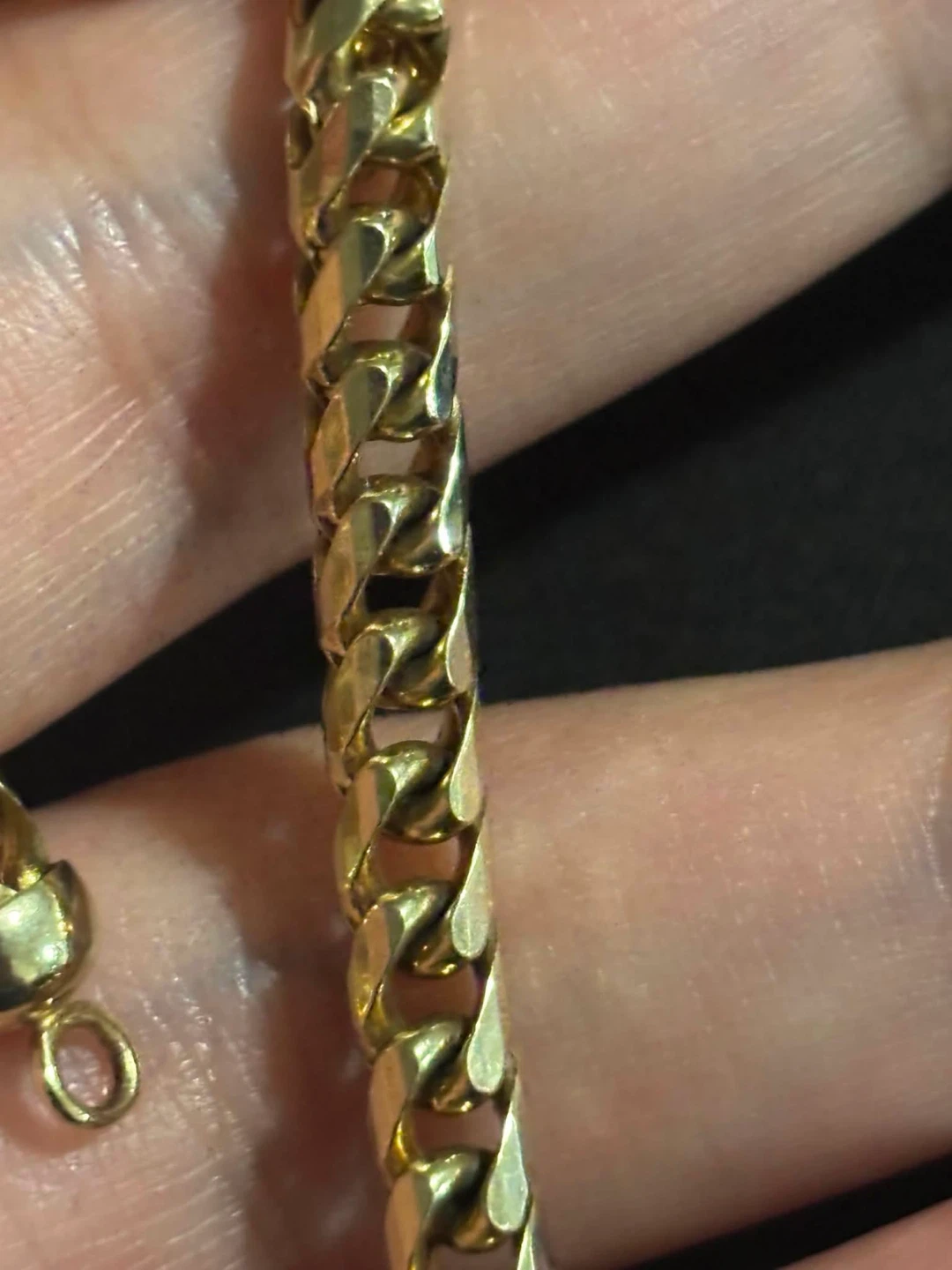 14k solid gold Franco bracelet - photo 3