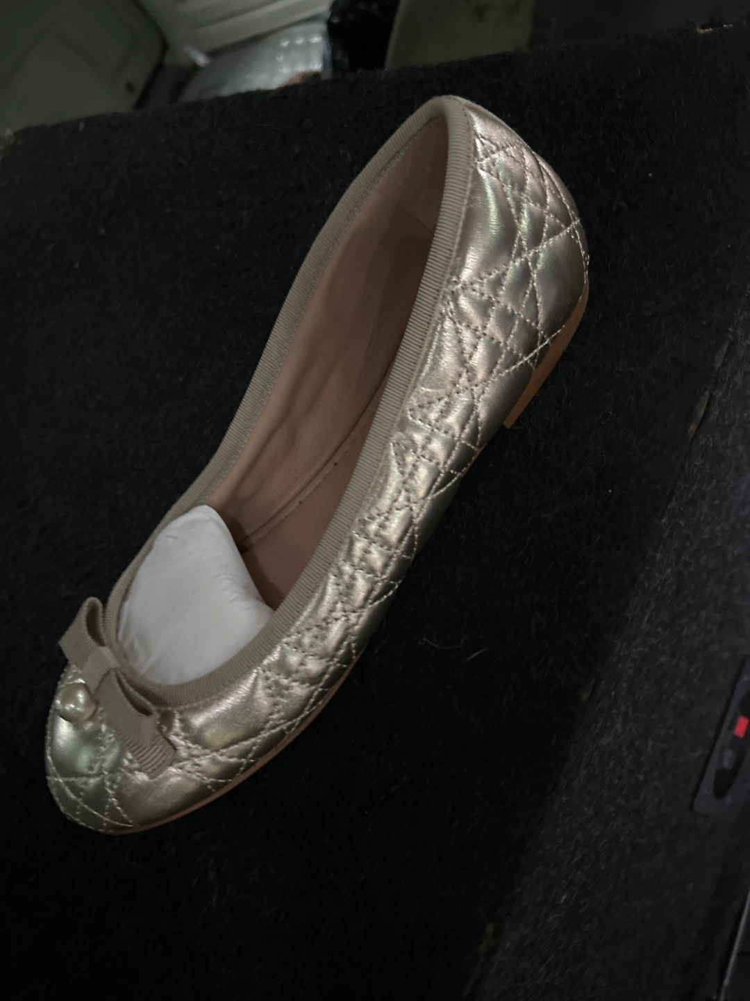 Christian Dior Quilted Ballet Flats Size 37 - photo 2