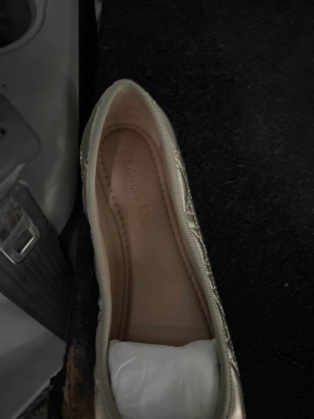 Christian Dior Quilted Ballet Flats Size 37 - photo 3