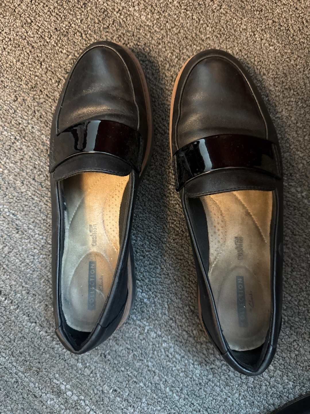 Clarks Women's Black Loafers