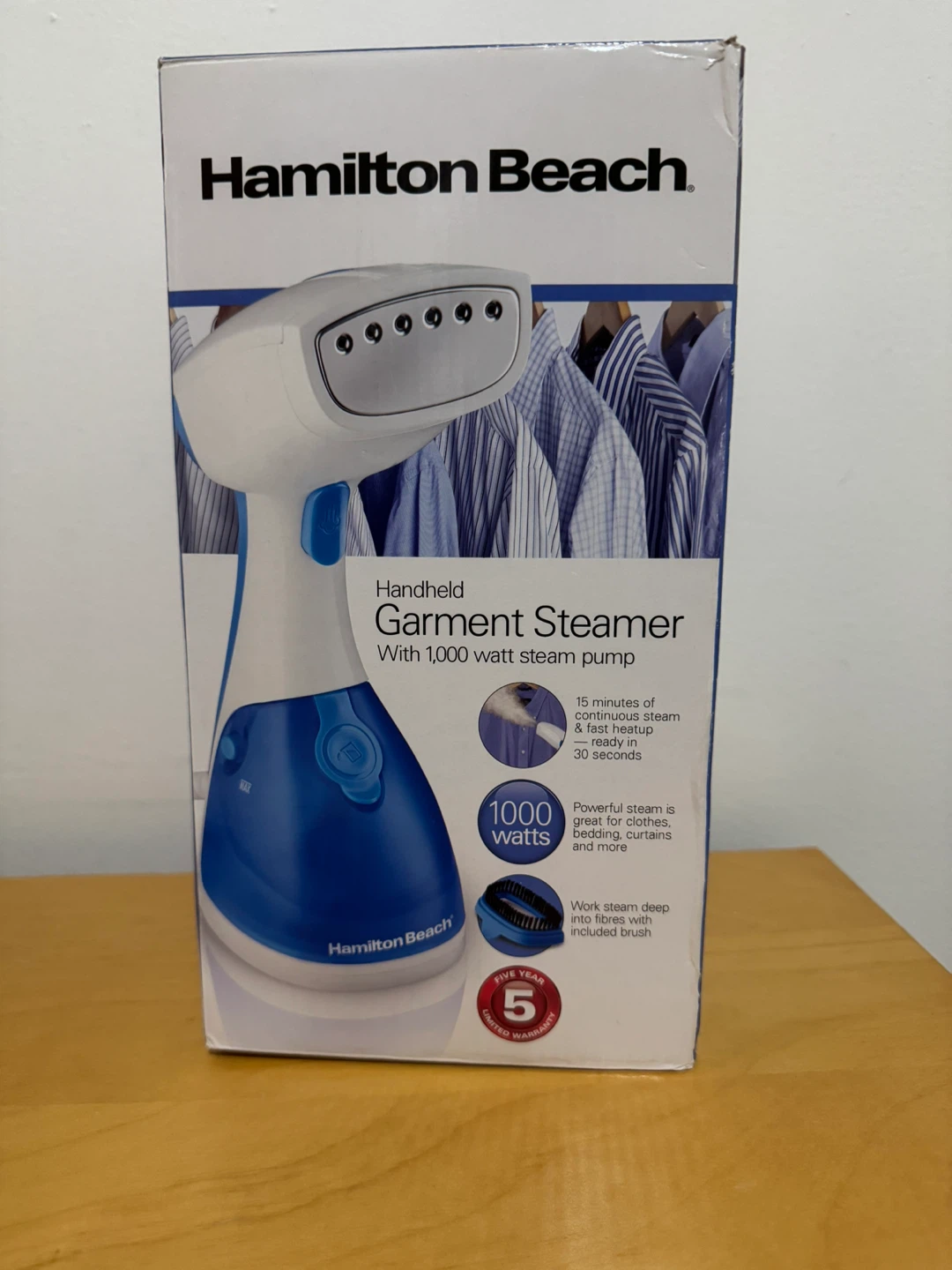 Hamilton Beach Handheld Garment Steamer