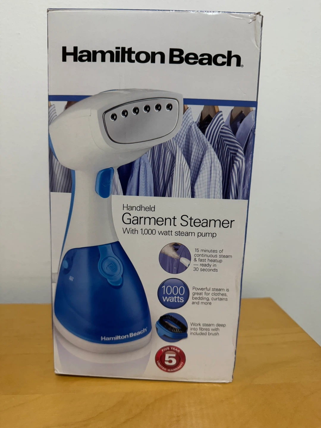 Hamilton Beach Handheld Garment Steamer - photo 3