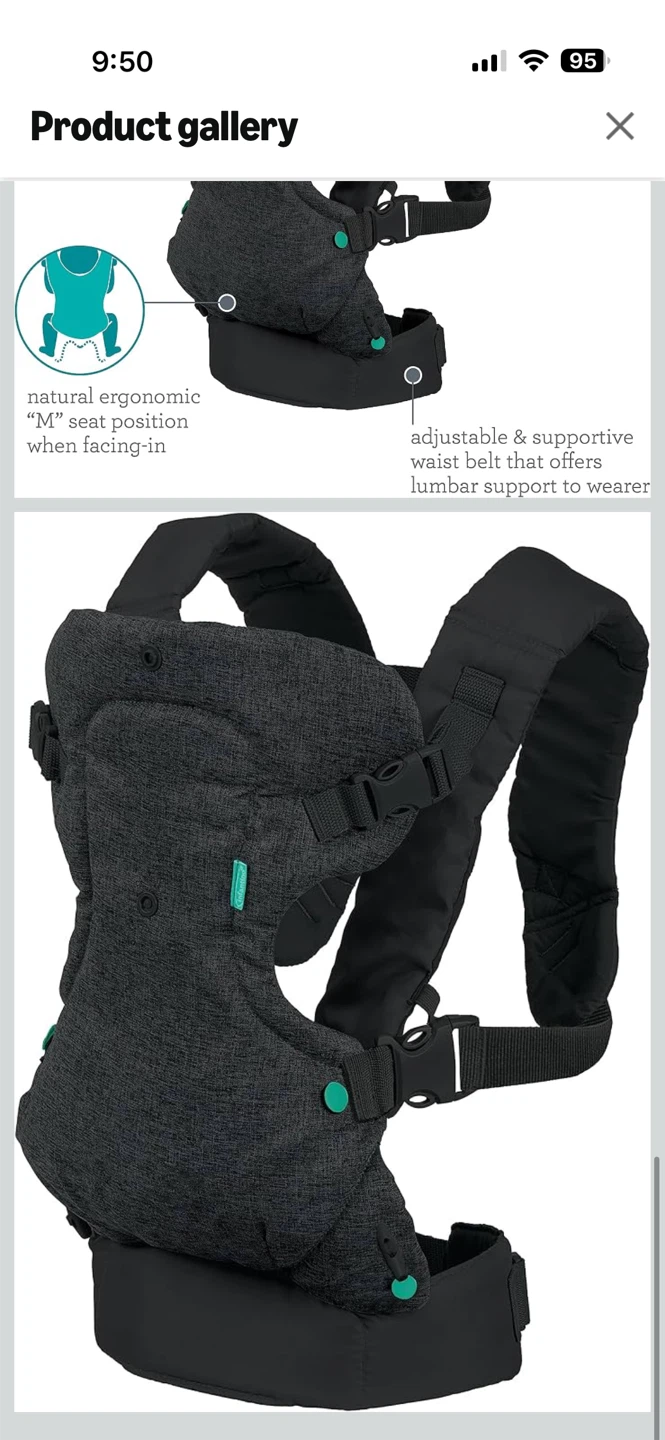 Infantino 4 Ways to Carry Baby Carrier - photo 4