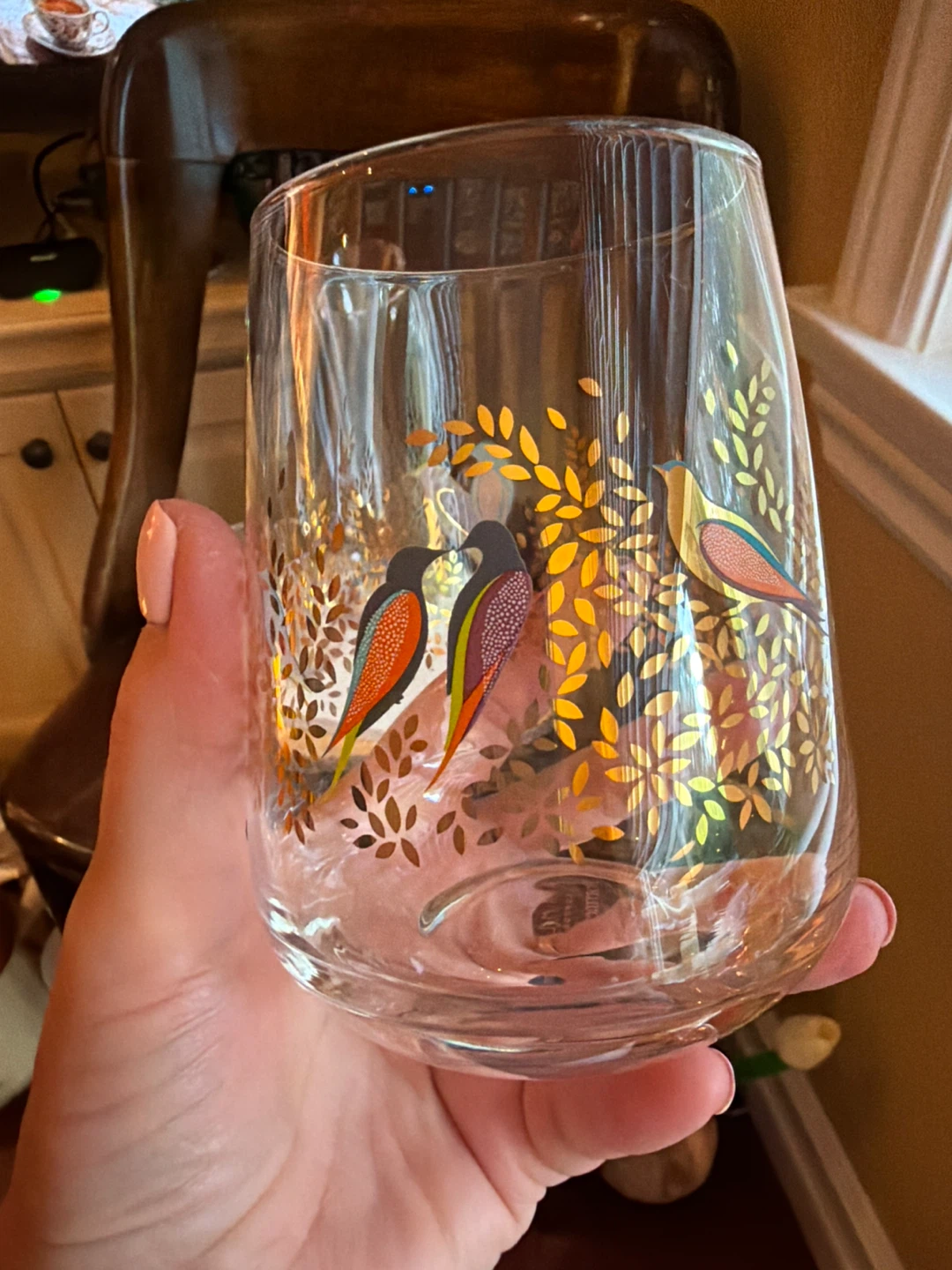 Stunning Sara Miller Portmeiron Wine Carafe and Glasses - photo 3