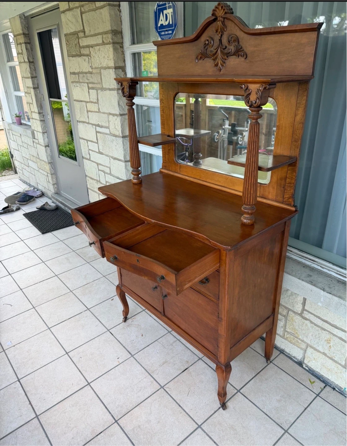 Vintage Dresser with mirror - photo 4