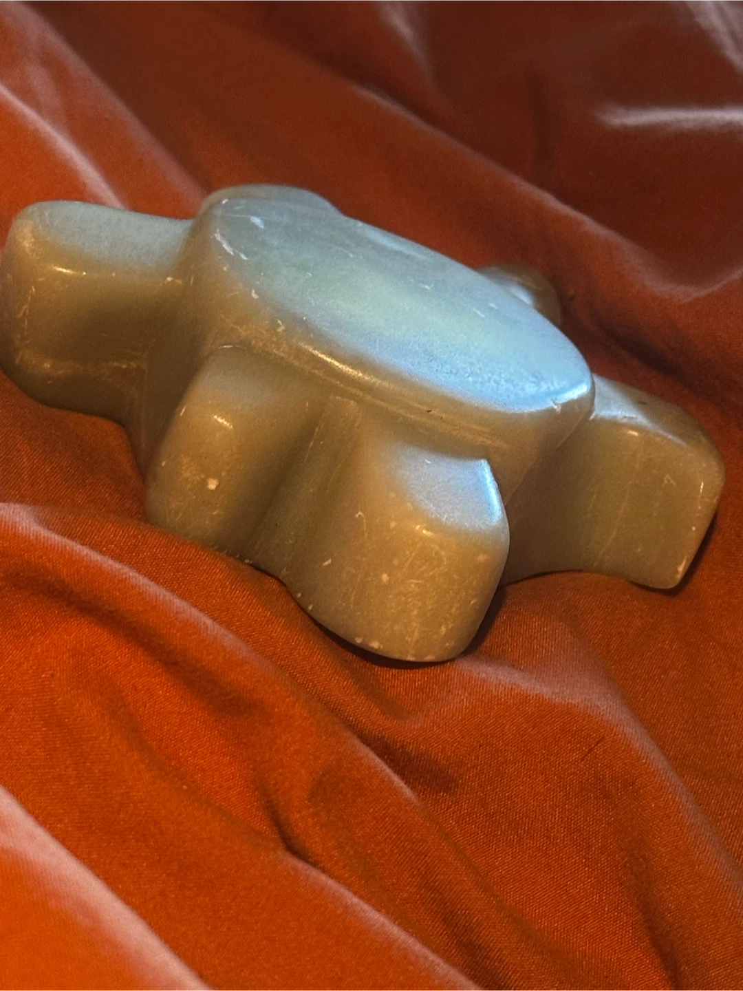 Signed soapstone turtle carving - photo 3