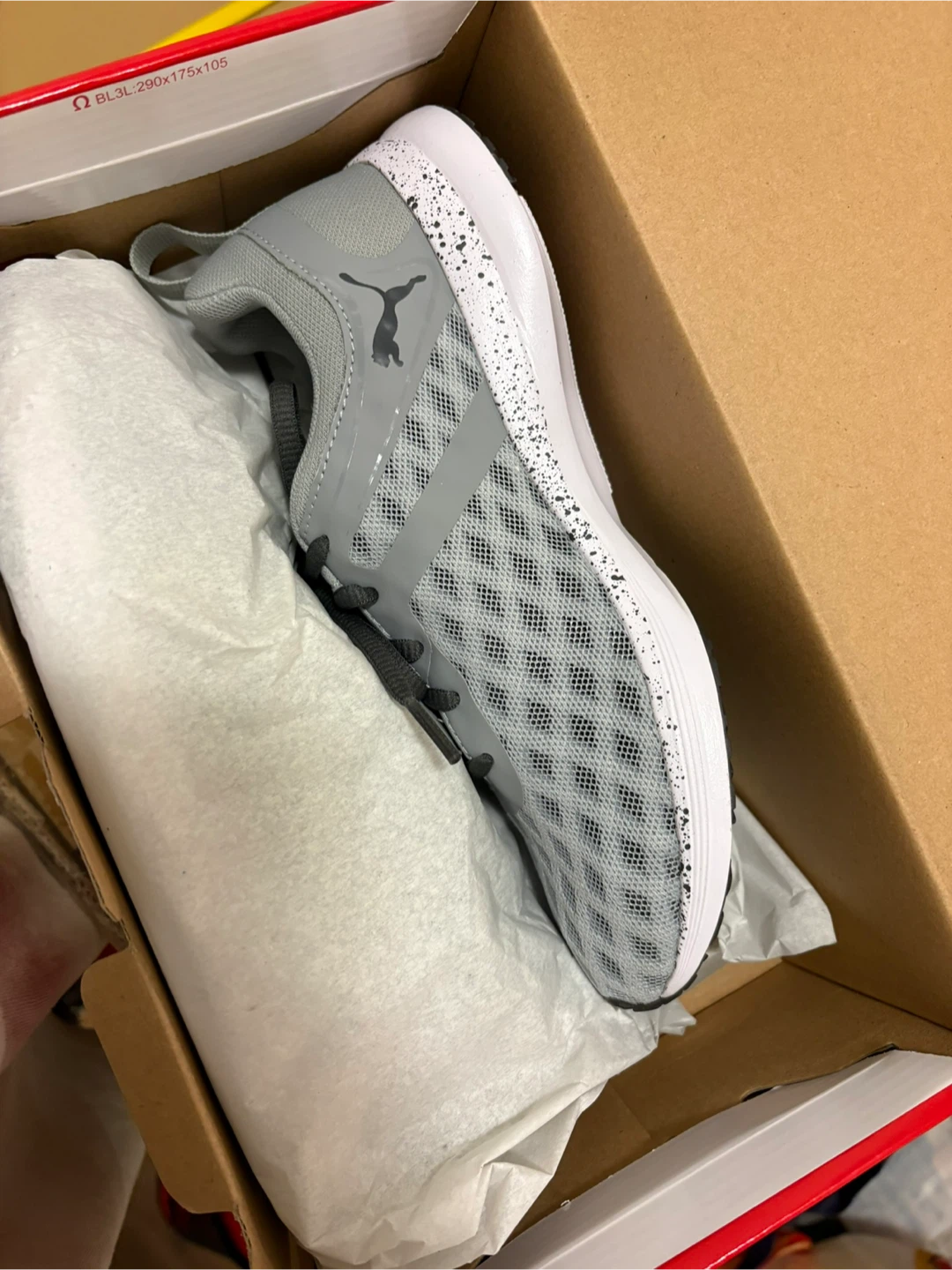 Puma Grey Running Shoes