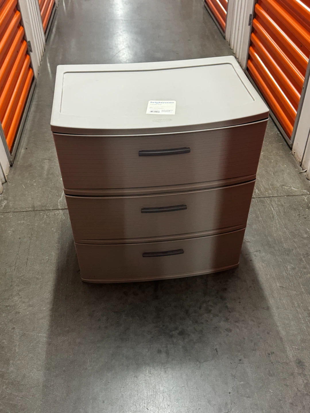 Plastic 3-Drawer Storage Unit