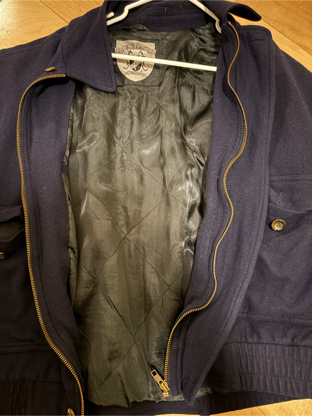 Navy Bomber Jacket Size 50