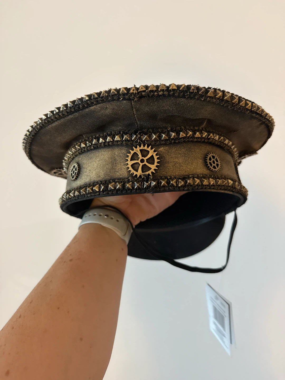 Steampunk Top Hat with Gears and Spikes - photo 4
