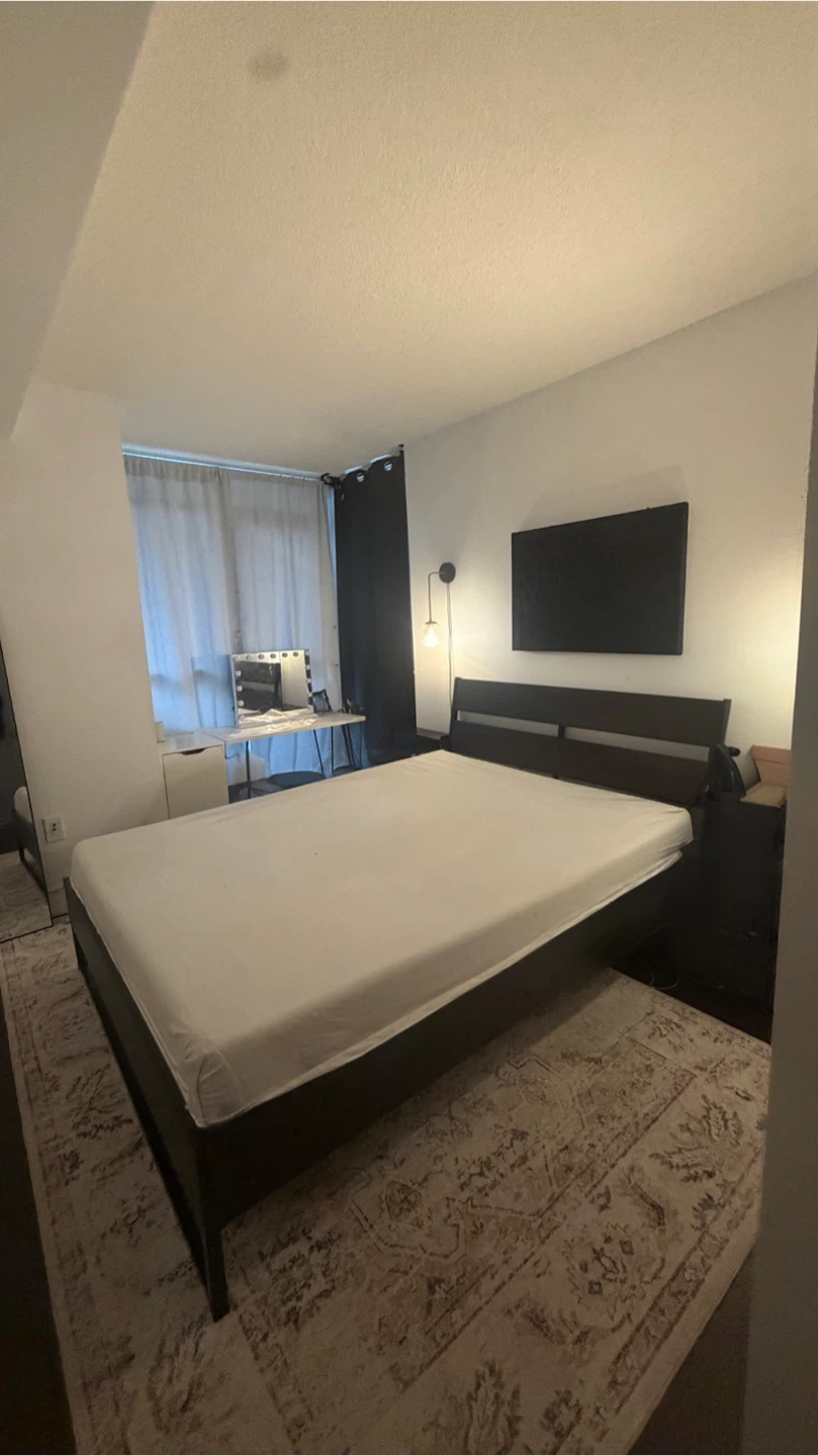 Dark Wood Bed Frame