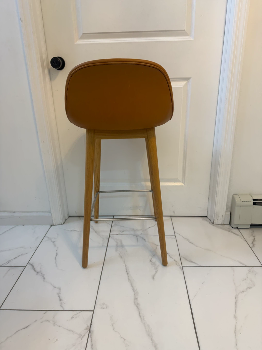 Muuto Fiber counter Leather Bar Stool - photo 3