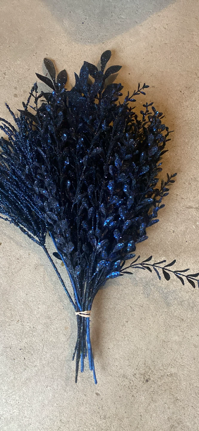 BLUE STEM FLOWERS ARTIFICIAL