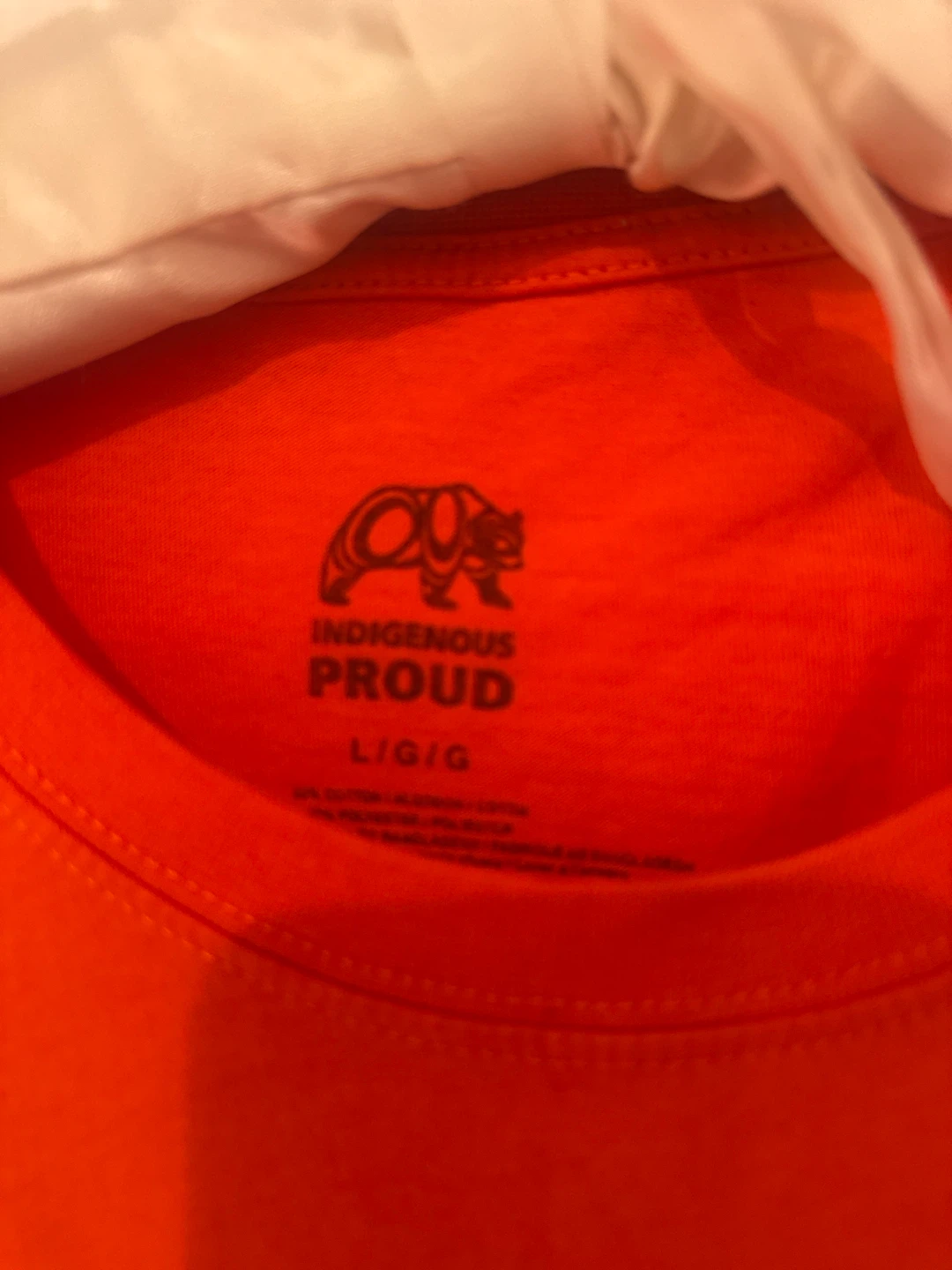 Indigenous Proud Orange T-Shirt - Size L