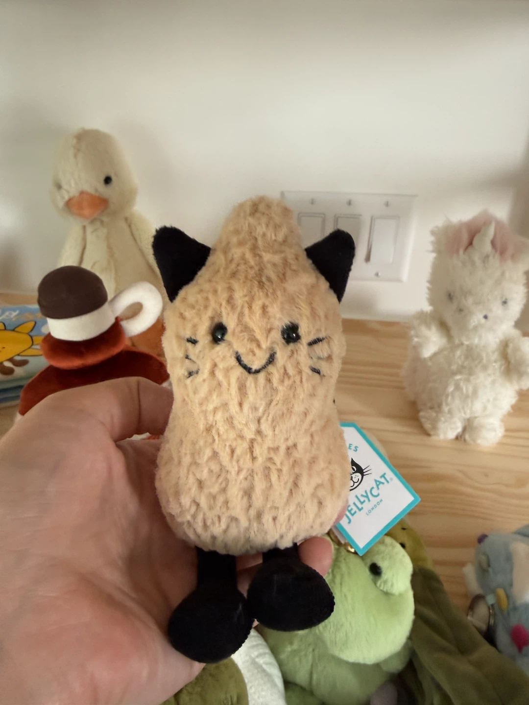 Jellycat-Peanut Cat BNWT