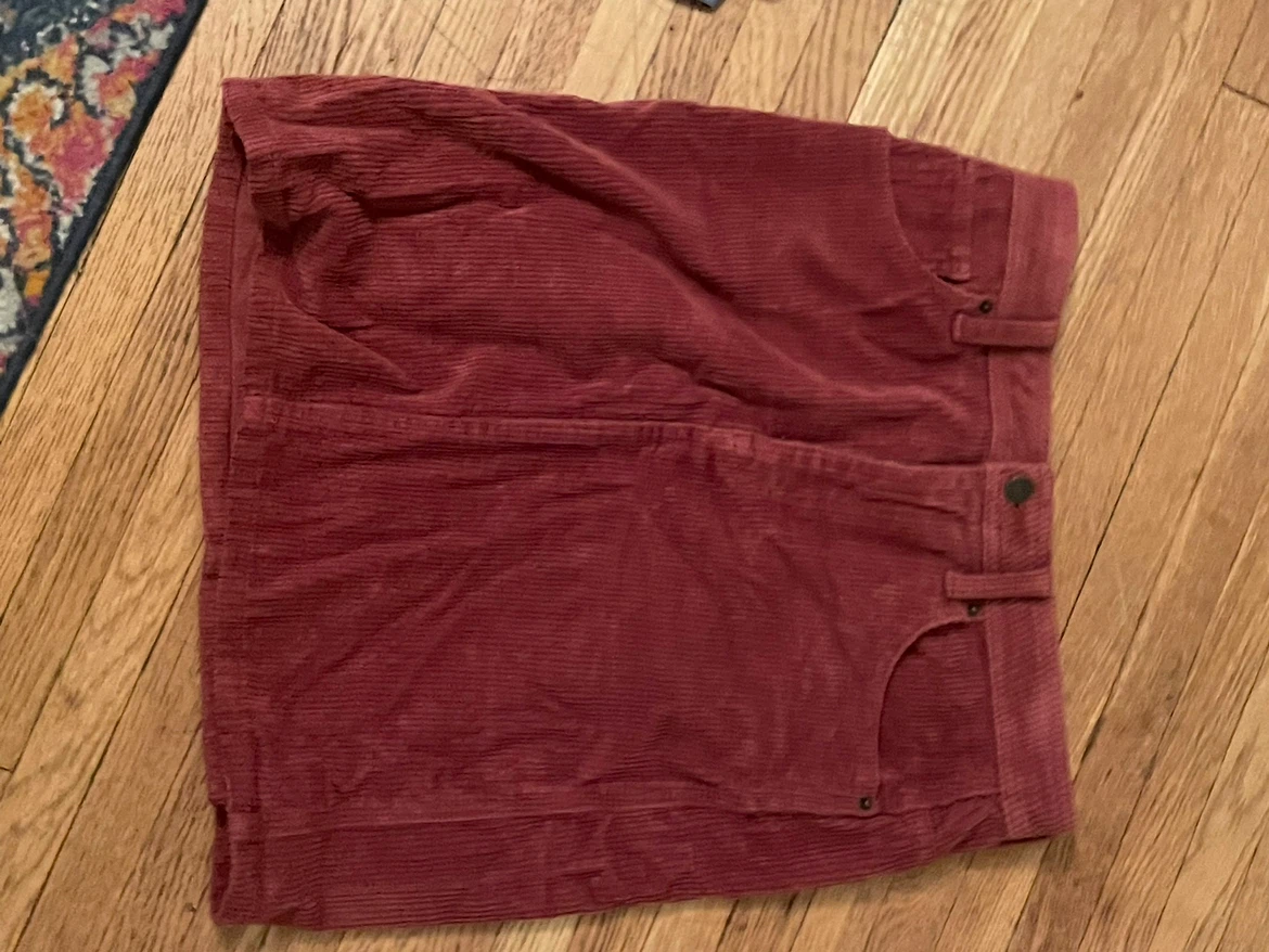 Jordache Vintage Corduroy Skirt - Red