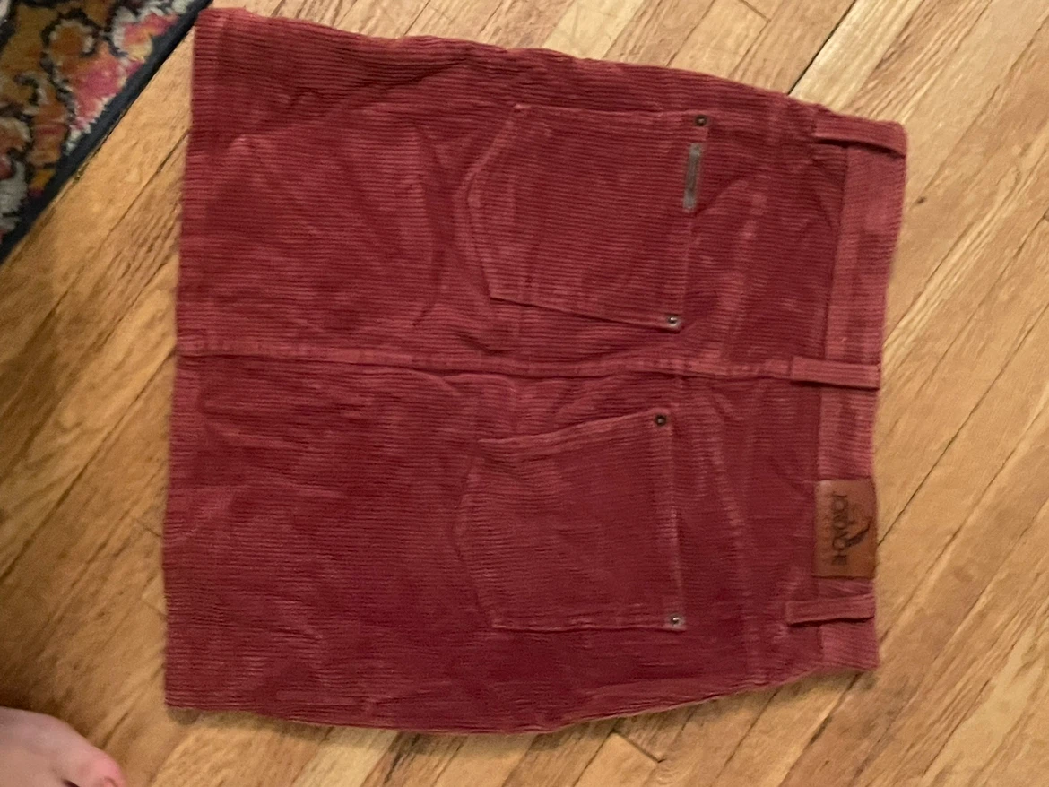 Jordache Vintage Corduroy Skirt - Red - photo 2