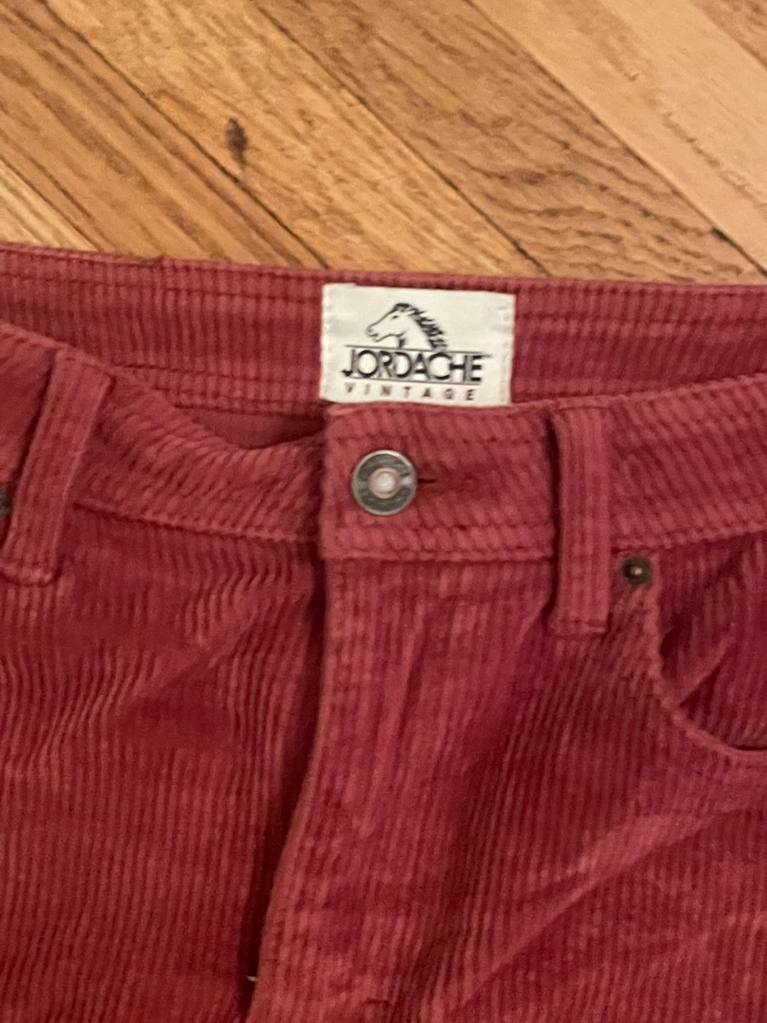 Jordache Vintage Corduroy Skirt - Red - photo 3