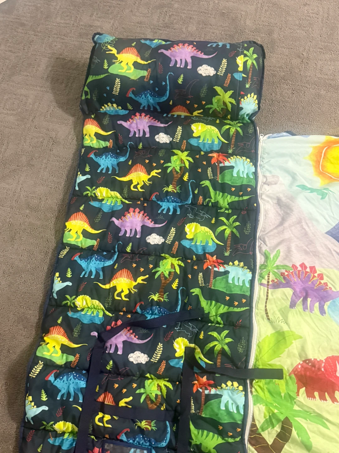 Kids Dinosaur Sleeping Bag and Blanket Set - photo 5