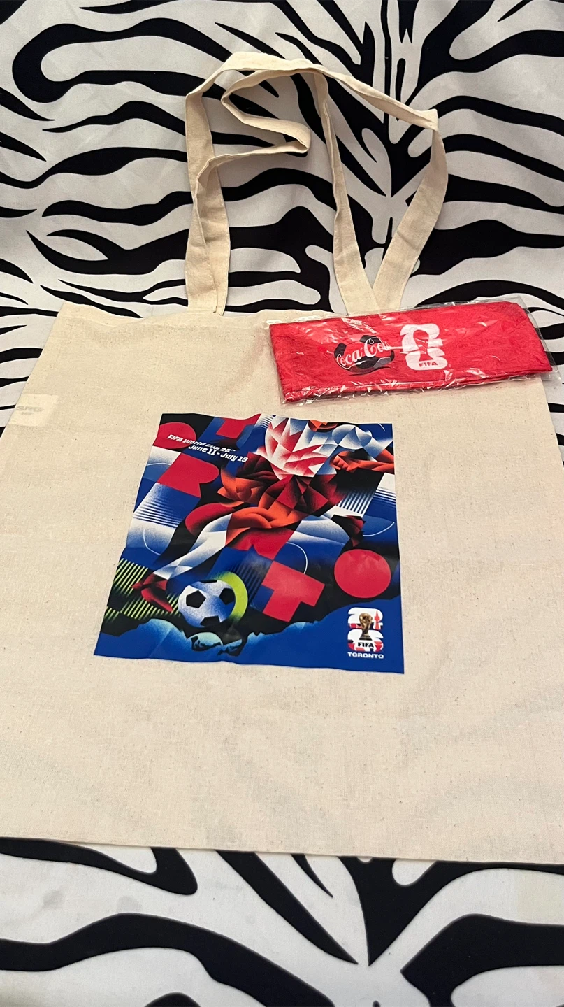 ⚽️ FIFA World Cup 2026 Coca-Cola cooling scarf and tote bag ⚽️