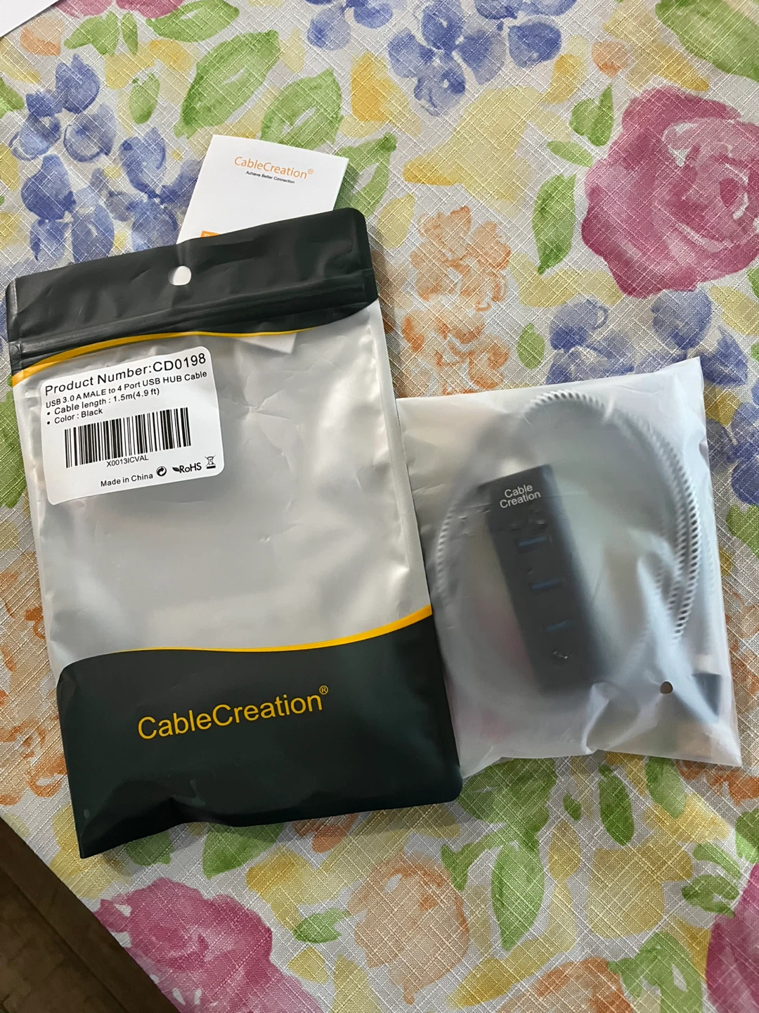 CableCreation USB 3.0 4-Port Hub Cable