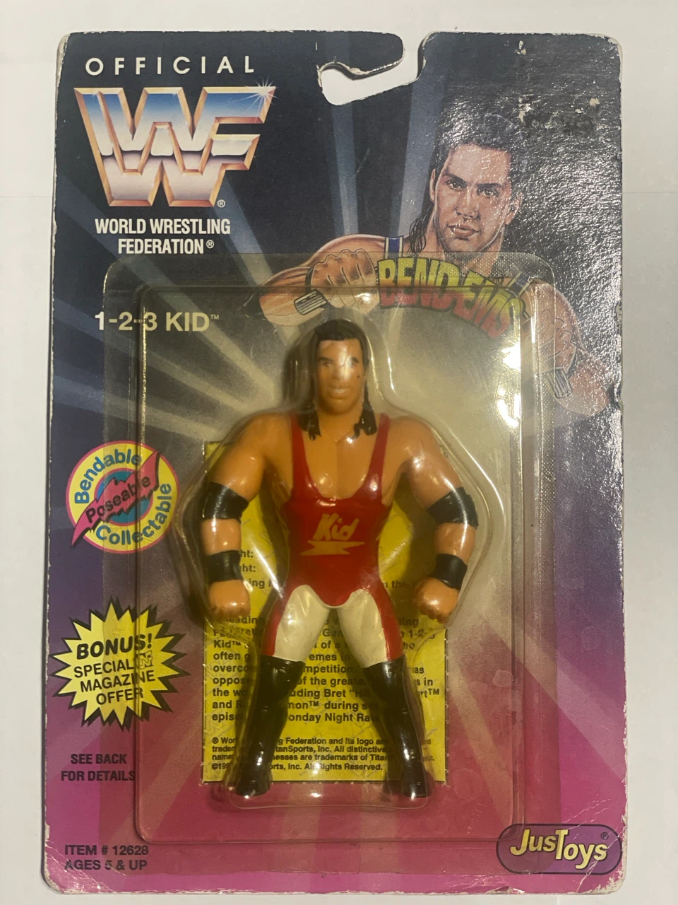 1-2-3 Kid wrestling figure