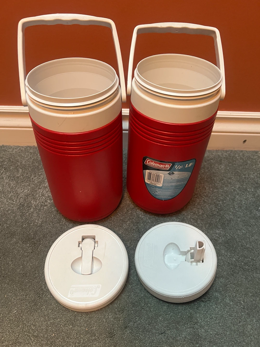 Coleman 1/2 Gallon Water Jugs (Set of 2)