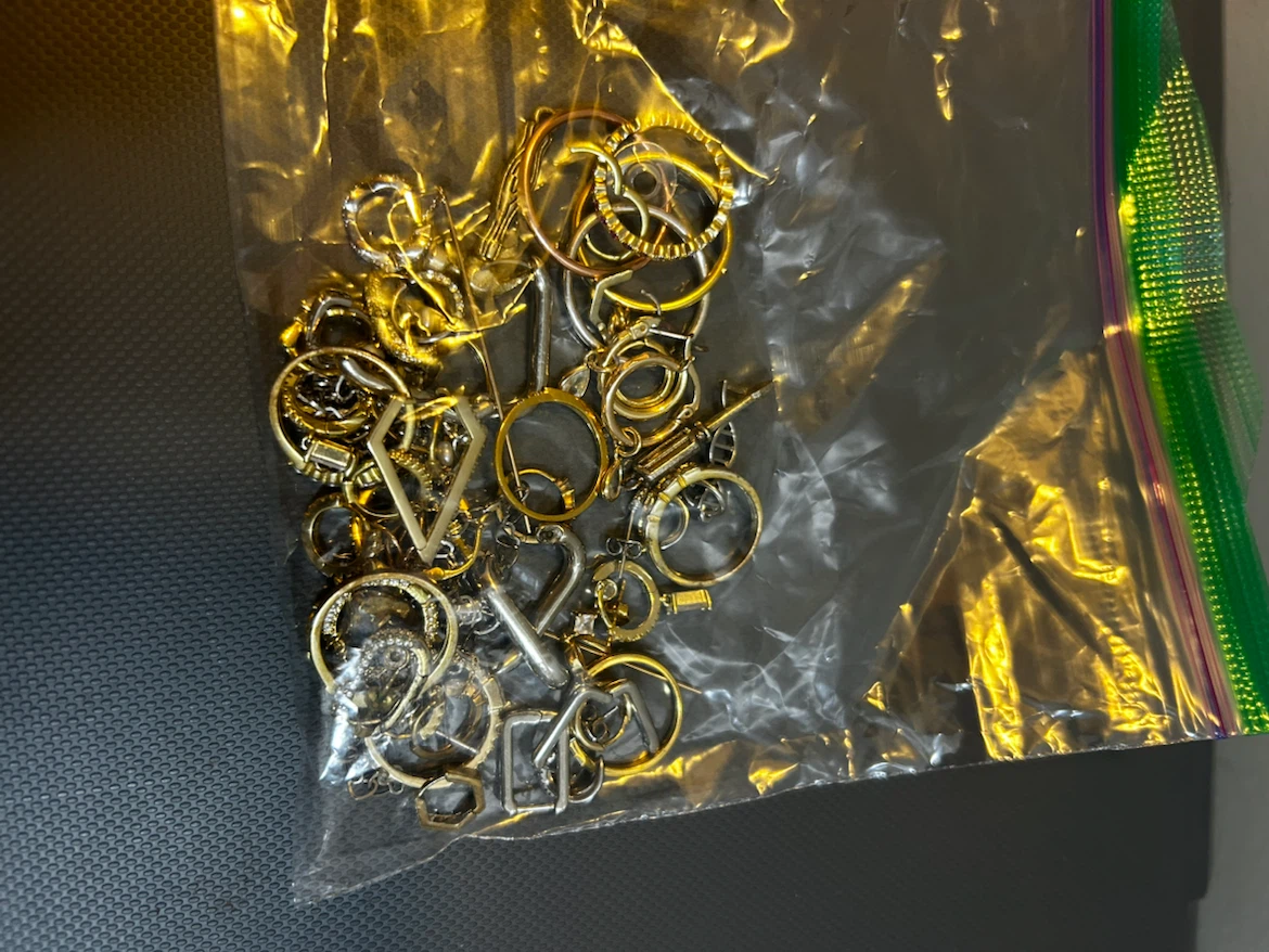 Bag of Mixed Charms and Jewelry Pieces