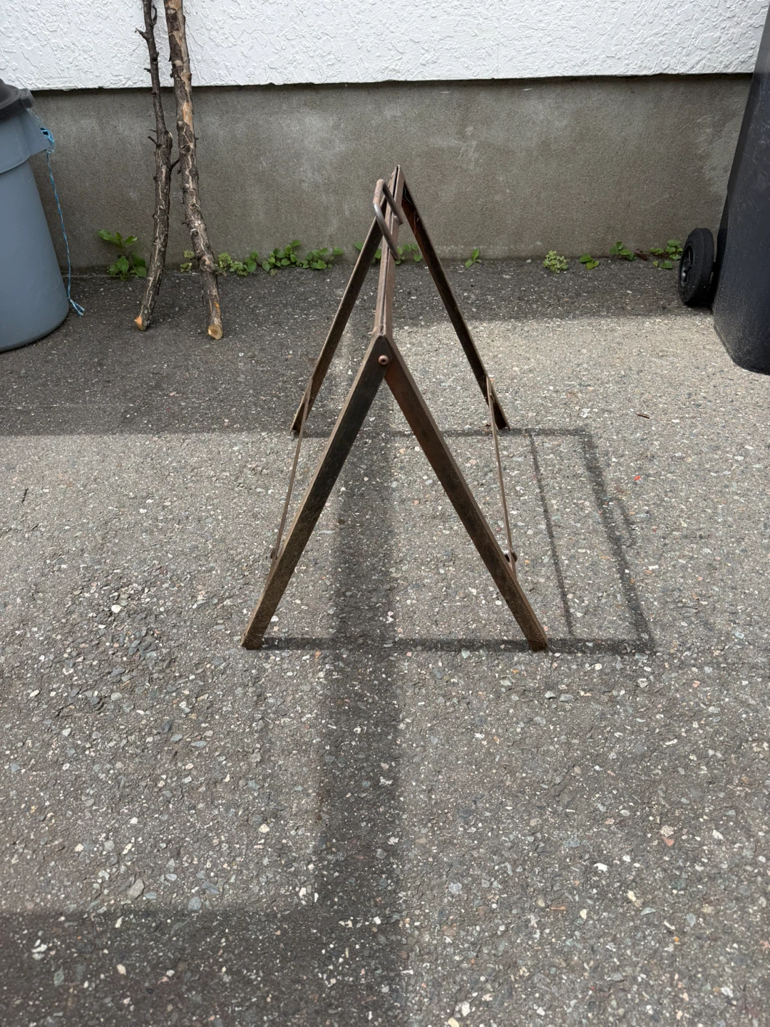 Metal Advertising A-Frame Stand - photo 2
