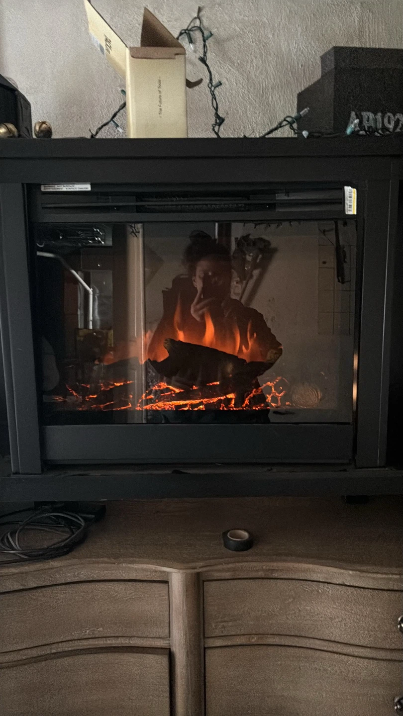70" Fireplace TV Stand with 23" Electric Fireplace for 80" TVs - photo 2
