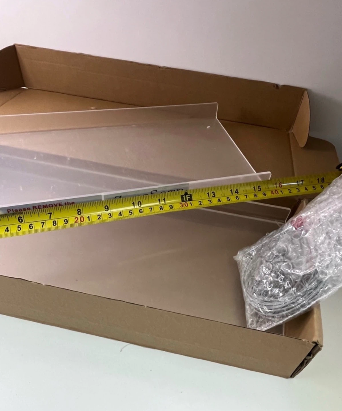 3-Tier Acrylic Floating Shelf Set - photo 4