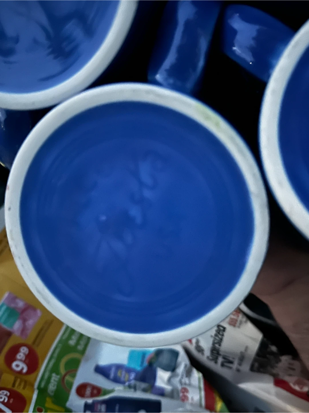 Set of 4 blue fiestaware Mugs - photo 4