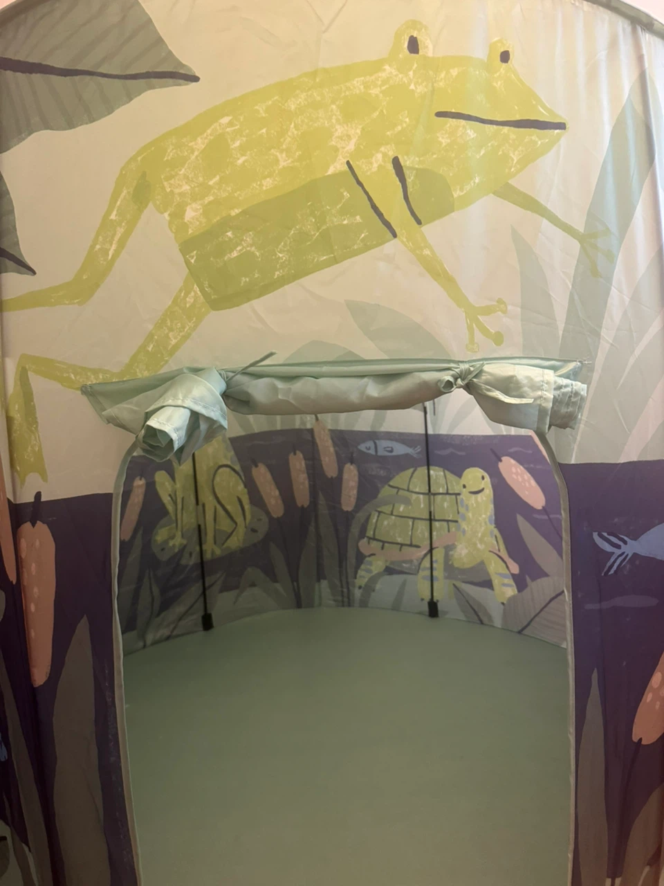 Kids Play Tent with Frog and Turtle Design - photo 2