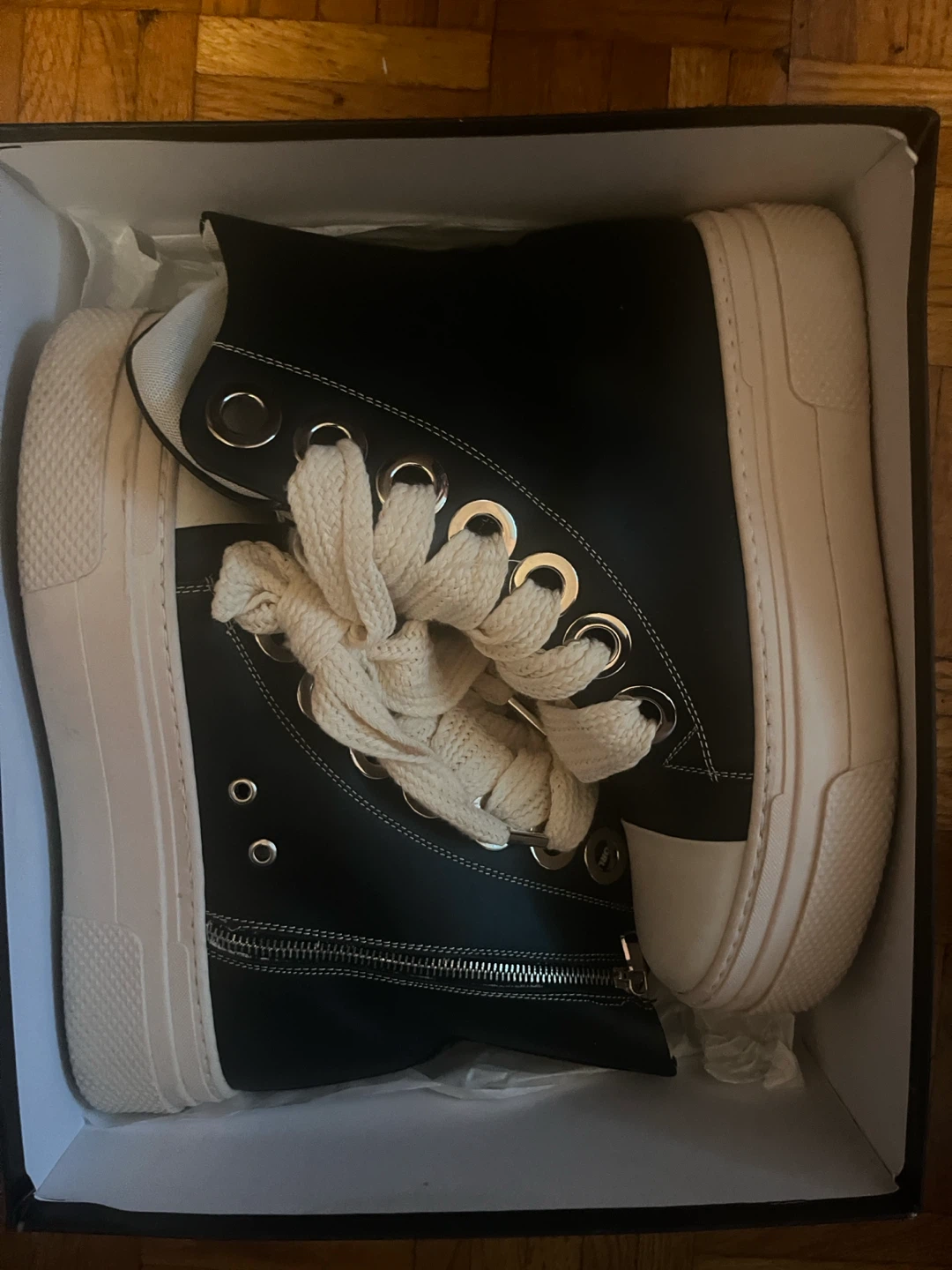 Cristian Zero High Top Sneakers Black/White
