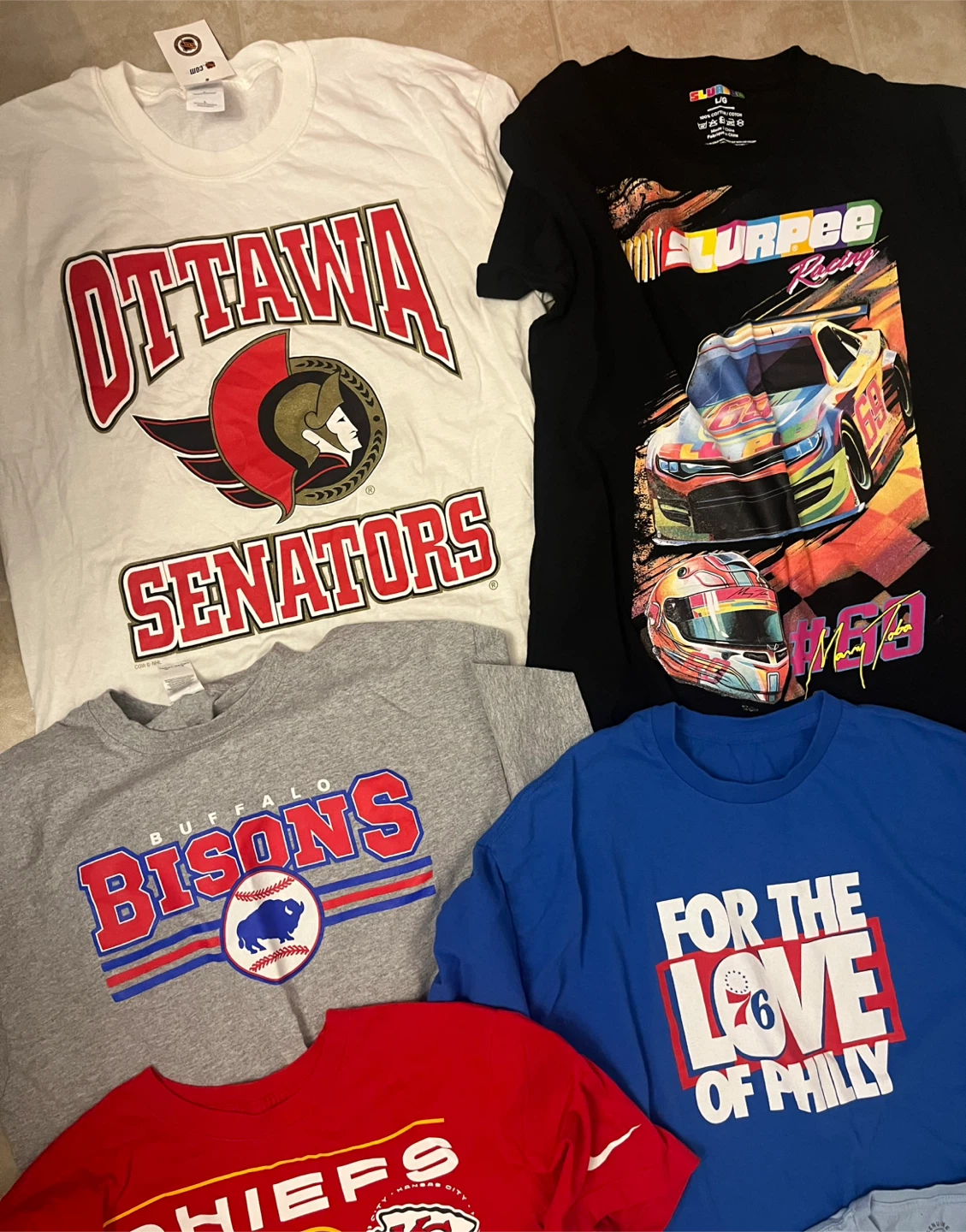 Lot of 8 Men’s Size Large T-Shirts - photo 2