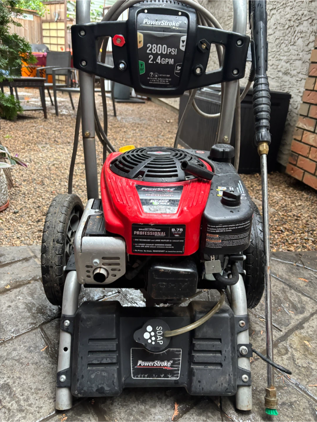 PowerStroke 2800 PSI Pressure Washer - photo 2