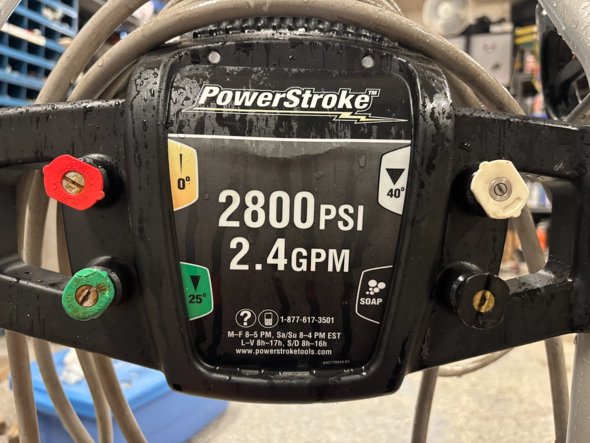 PowerStroke 2800 PSI Pressure Washer - photo 4