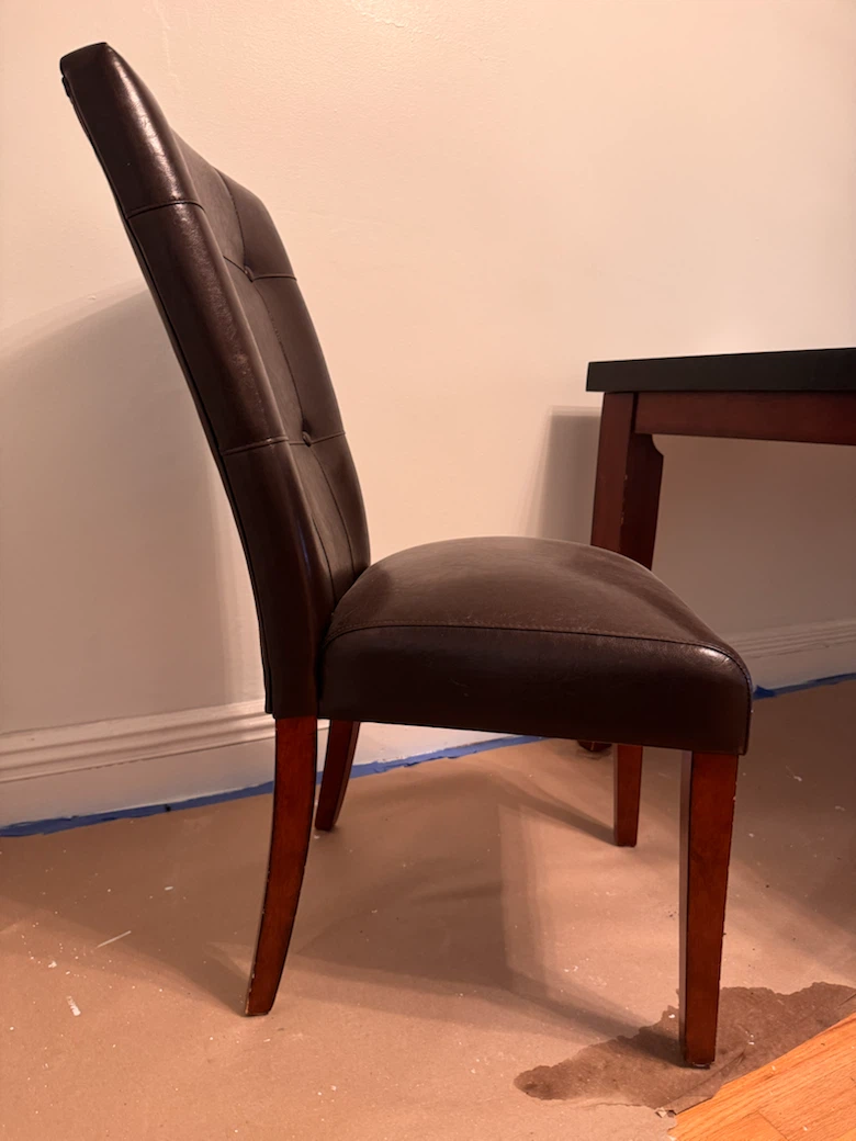 Dark Brown Tufted Dining Chairs (Set of 4) - photo 2
